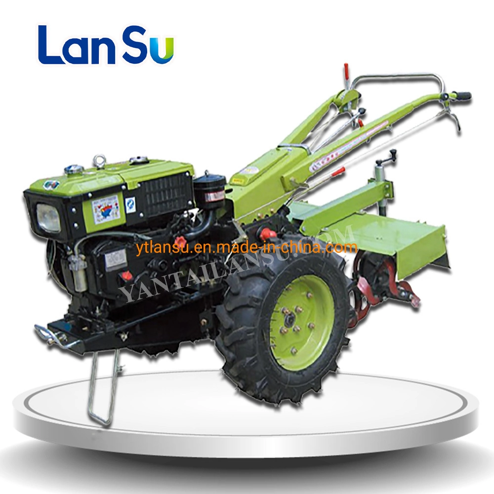 China Sifang Dongfeng 8HP 10HP 12HP 15HP 16HP 18HP 20HP Cultivators Hand Push Diesel Powered Power Tiller Walk Behind Two Wheels Walking Tractor Price