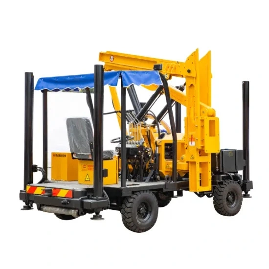 Save Hoisting Costs Hydraulic Pile Driver Machine Piling Machine Hammer Guardrail Pile Driver for Sale