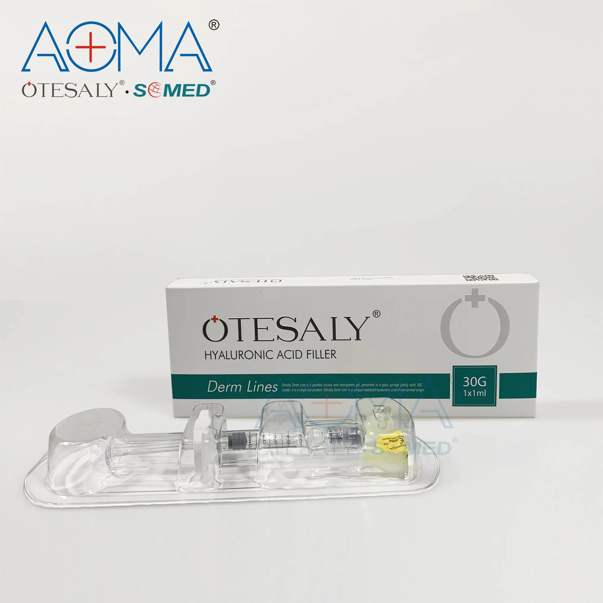 Otesaly Precio 1ml líneas Derm Llips Lámina de relleno líneas Ha relleno de disminución de líneas finas inyectables