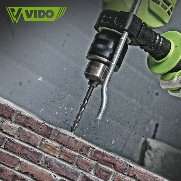 Vido 6*260mm SDS Plus Hammer Drill Bits for Concrete