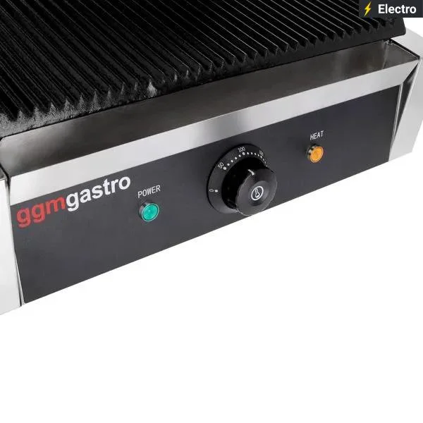 Contact Grill/Panini Maker - Top & Bottom Grooved