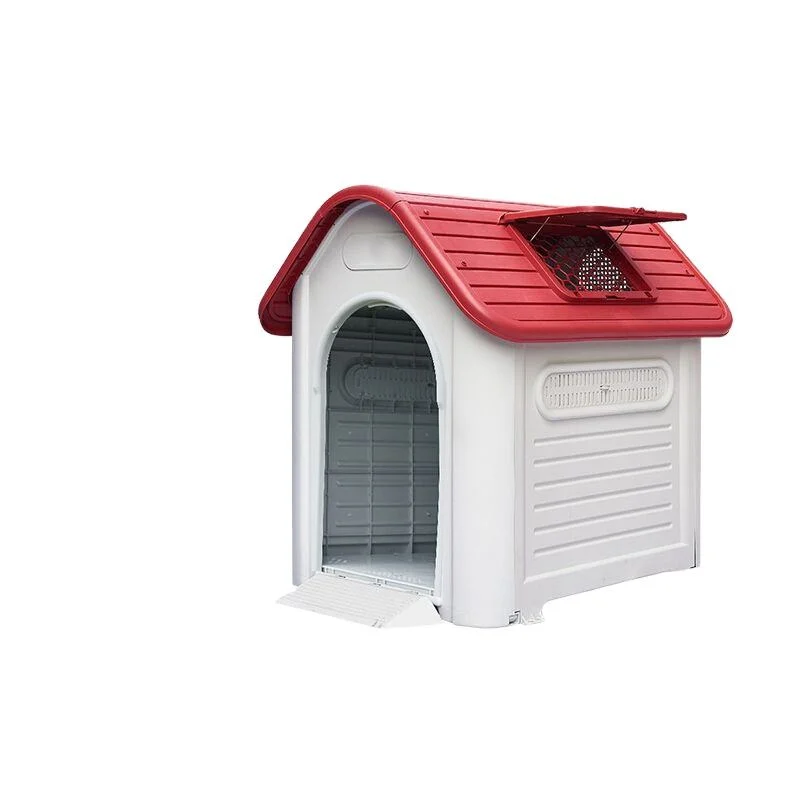 87*72*75.5 Cm Waterproof Outdoor Rainproof Sunshade and Breathable Dog Villa with Safety Door Lock