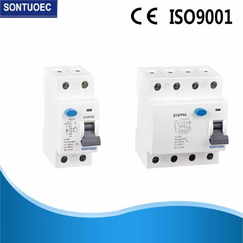 F360 RCCB Leakage Current Circuit Breaker Electronic or Magnetic Type