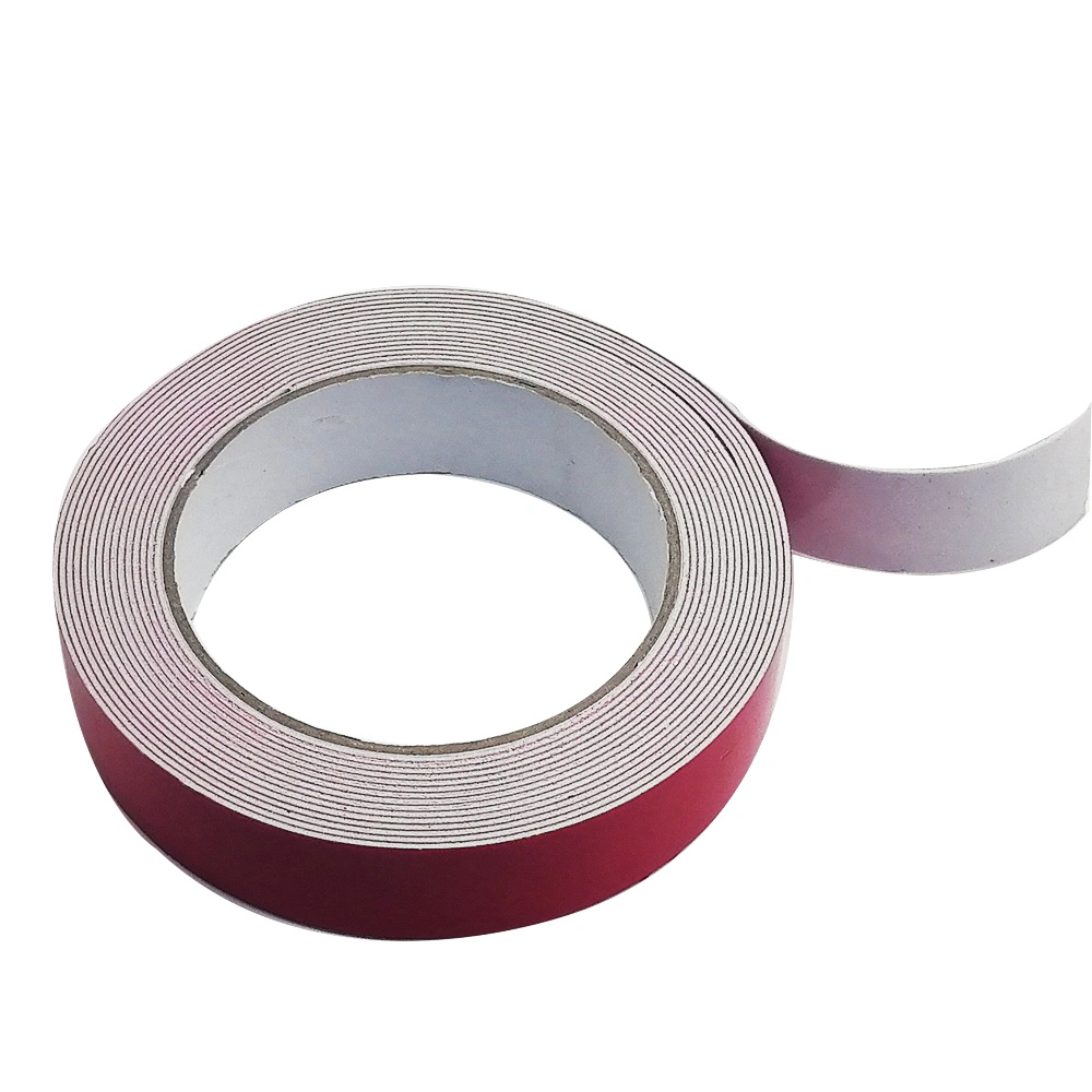 Waterproof Heat Resistant Strong Adhesive Red Film Double Side PE Foam Tape