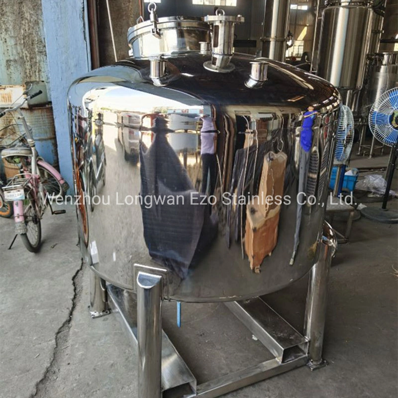 Stainless Steel Hygienic Design Big Volume Coil Jacketed Pressure Water Tank