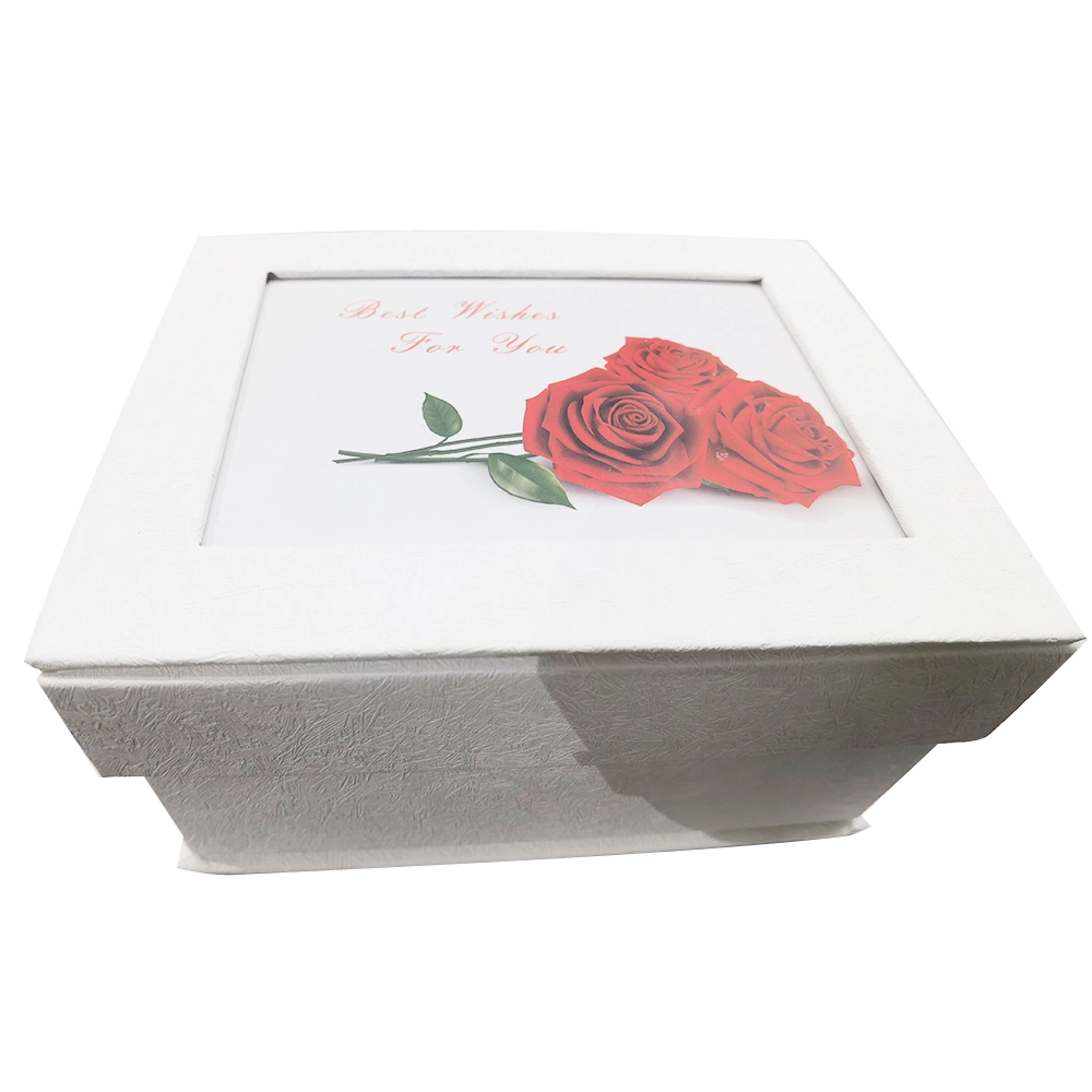 Artificial Rose Soap Flowers Photo Frame Box Set Handmade Birthday Valentines Day