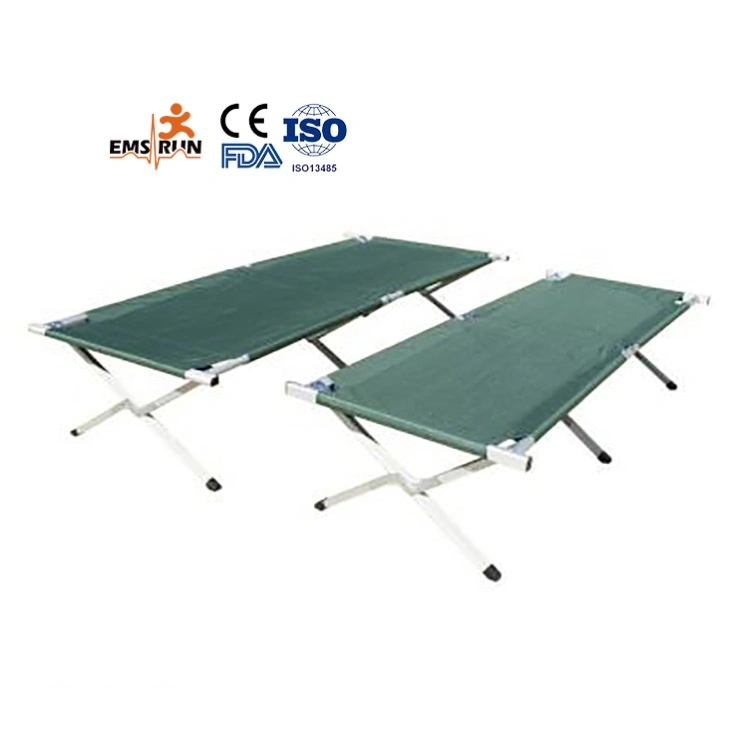 Military Army Tamping Bed Aluminum Folding Bed