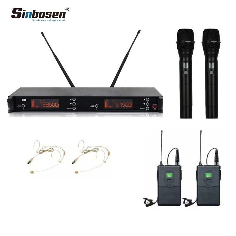 100m Dual Channel Wireless Microphone Su-39 Professional UHF Wireless Microphone