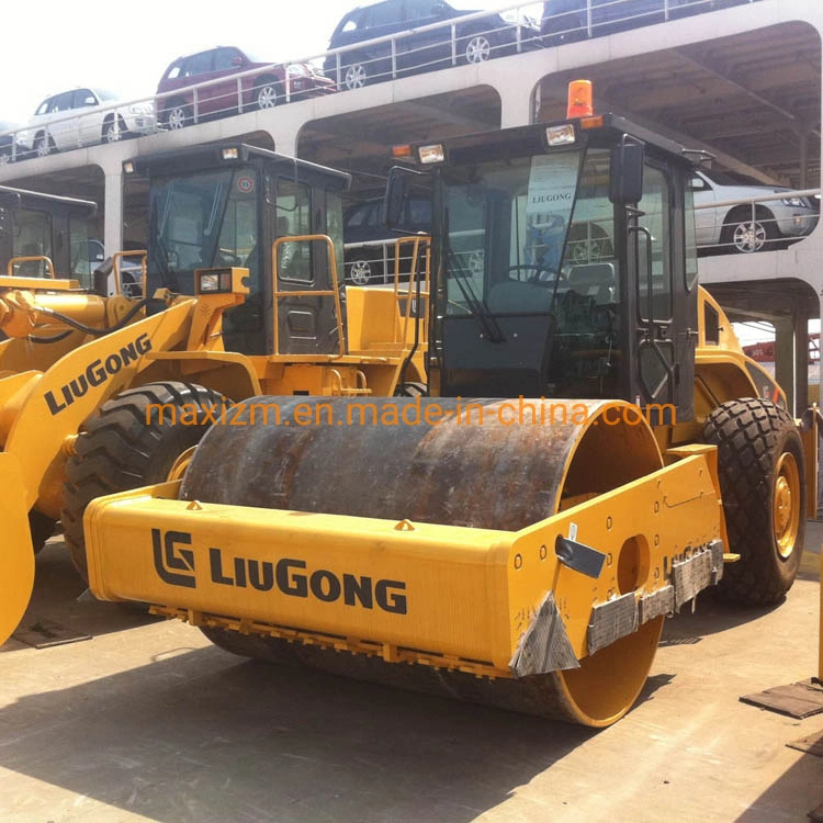 Liugong New 14t Vibratory Road Roller with Pad Foot 6614e 6114e