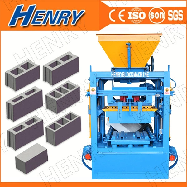 Qt4-24 Hopper 9 Inches Hollow Block and Solid Block Making Machine