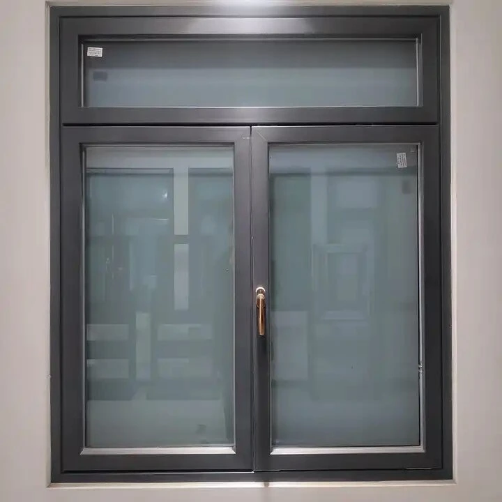 Aluminium Door and Windows Black Color Aluminum Sliding Windows