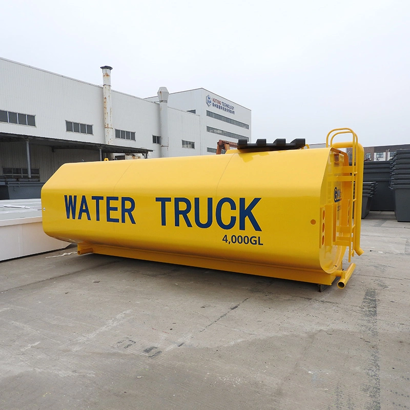 Contenedor de agua de alta capacidad montado en camión tanque de agua