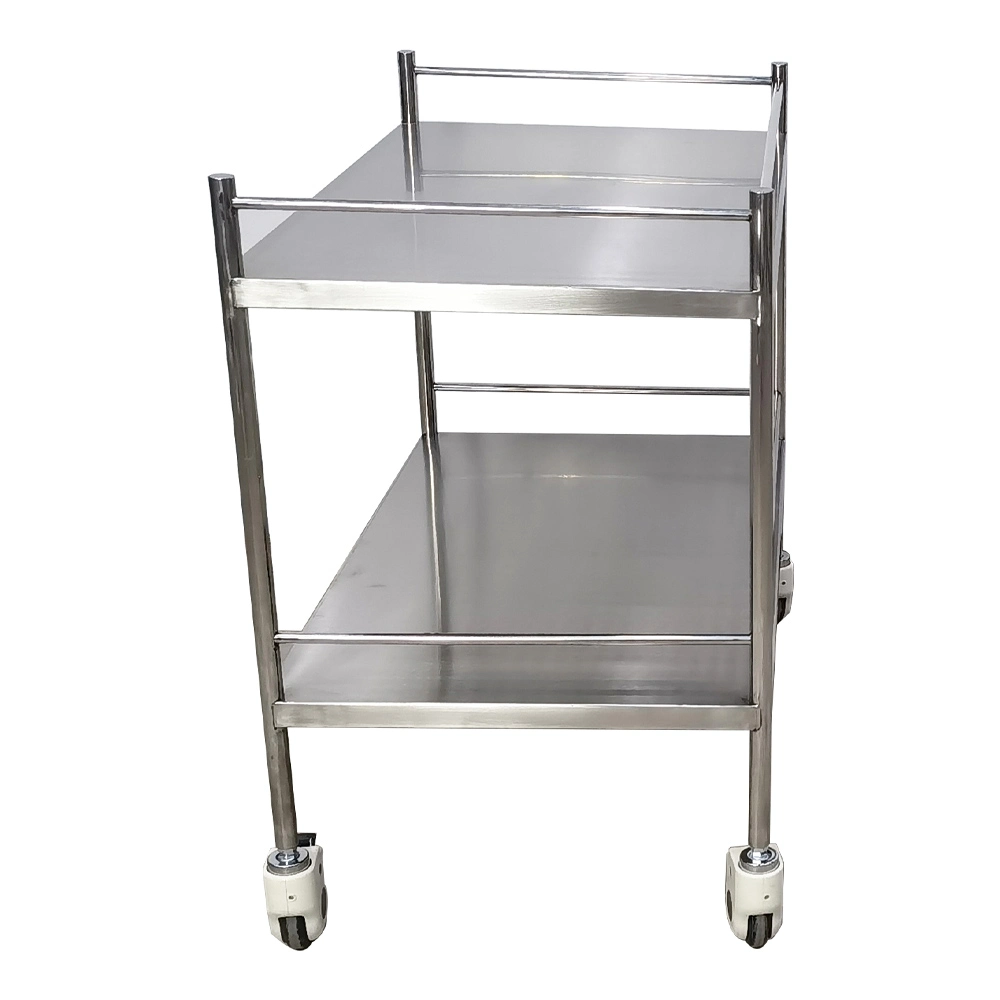 Mn de SUS052 304 capas dobles de soldadura de acero Inoxidable acero inoxidable avanzada Trolley Trolley médicos