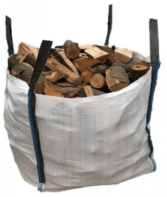 Breathable Copper Firewood Mesh Big Bag Ventilated Sack Mesh Fire Wood Bags Vented 1000kg Bag Firewood Felt