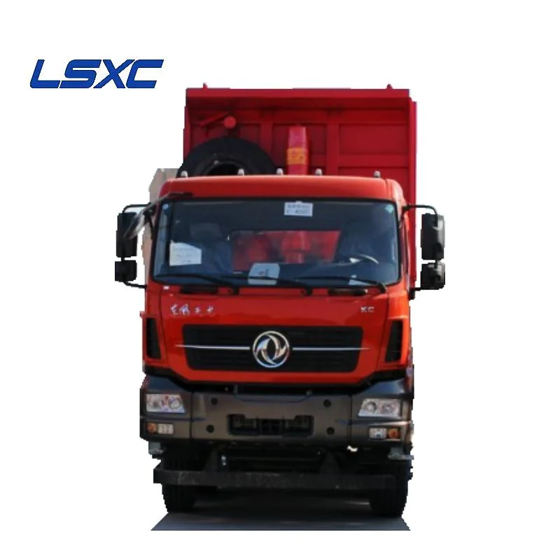 High Horsepower and Large Loading Capacity Dongfeng 12 Wheels Cummins Engine Forward Dump Trucks