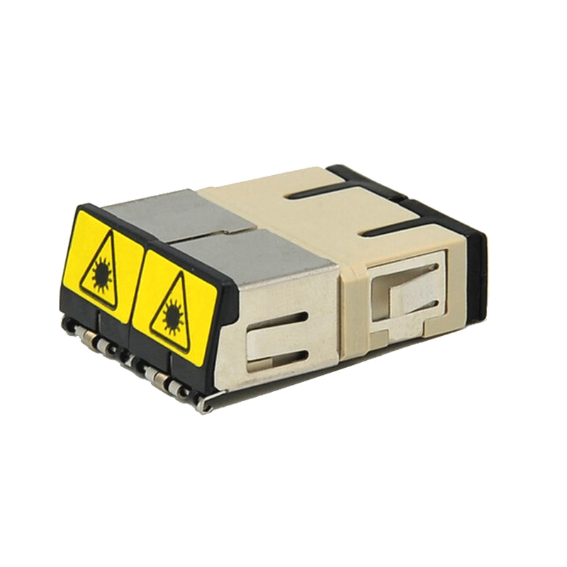 Optical SM MM SC/UPC SC/APC Connector Fiber Optic SC Adapter with Shutter