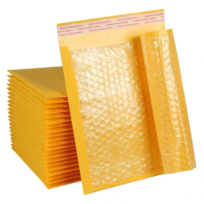 Kraft Bubble Mailers Padded Envelopes Made of Strong Kraft Paper and Bubble