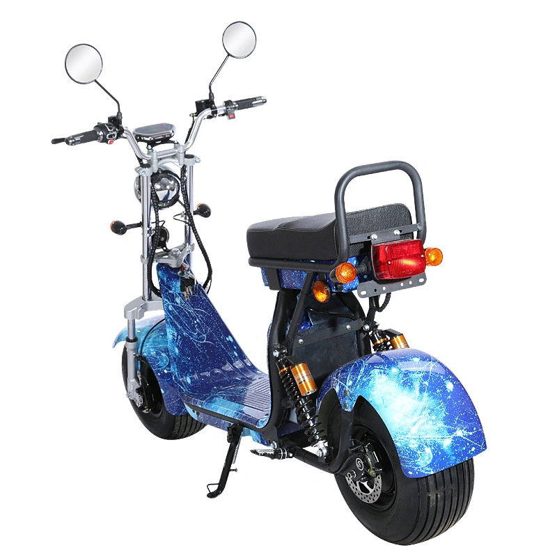 Мотоцикл электрический скутер велосипед электрический велосипед электрический мотоцикл скутер скутер электродвигателя распределения нагрузки на мотор 1500 Вт 60V 12AH аккумуляторная батарея Харлей колеса EQ-27