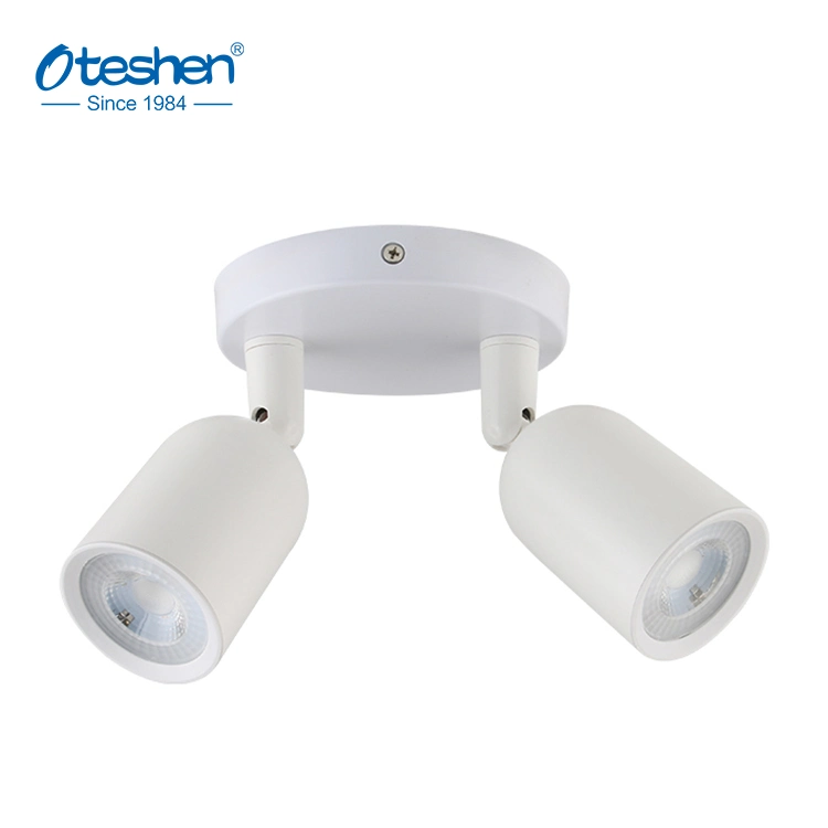 Oteshen bon prix Double Heads piste LED réglable à 360 degrés Plafonnier