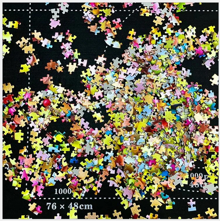 Adult Brain Game Wholesale/Supplier Jigsaw Puzzle Paper Products Manufacturer Kids Stationery with Non-Toxic Hard Whitecard Material Puzzle Set