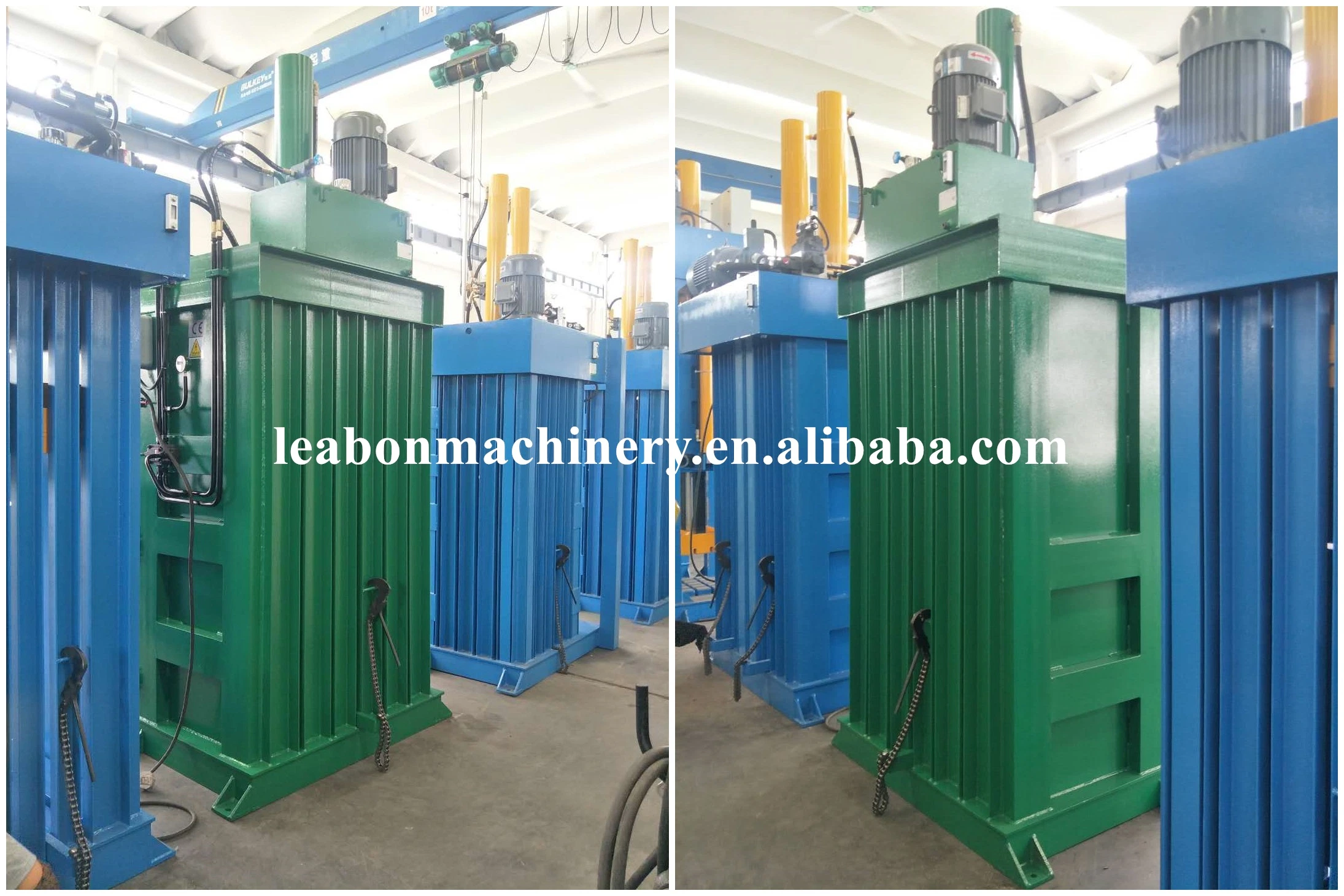 High quality/High cost performance  and Low Price Vertical Hydraulic Plastic Scrap Baler Manufacturer Hydraulic Waste Plastic Bottle Press