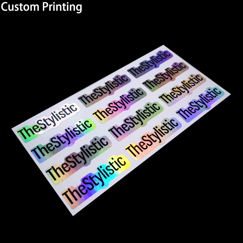 Custom Printing Logo Waterproof Brand PVC Paper Color Private Label Sticker