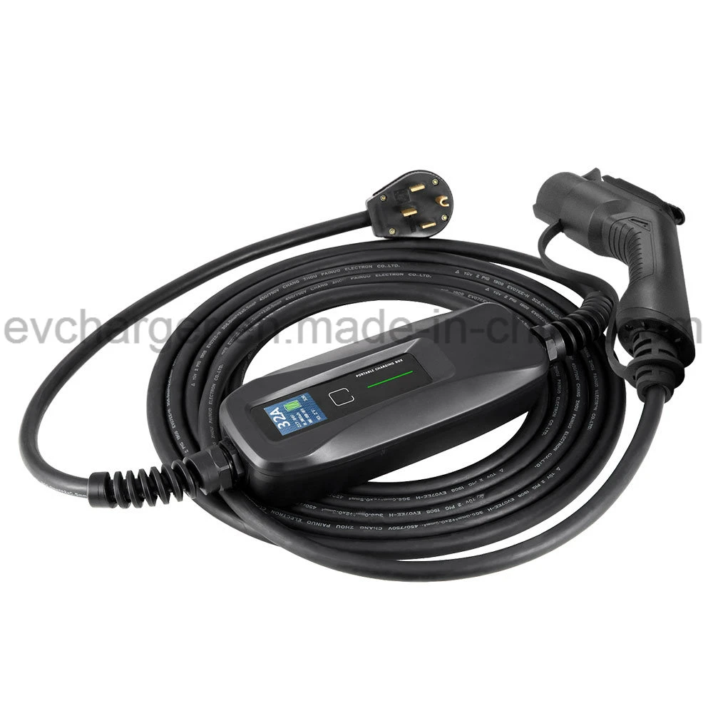 Modo de 32 A 2 EV portátil el cable de carga con conector macho CEE