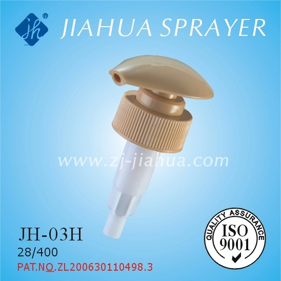 Distributeur de Savon liquide en plastique de la pompe pour le lavage des mains (JH-03H)