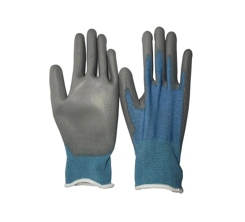 Competitive Price Durable Polyester Liner Anti Static ESD PU Palmfit Coated Gloves