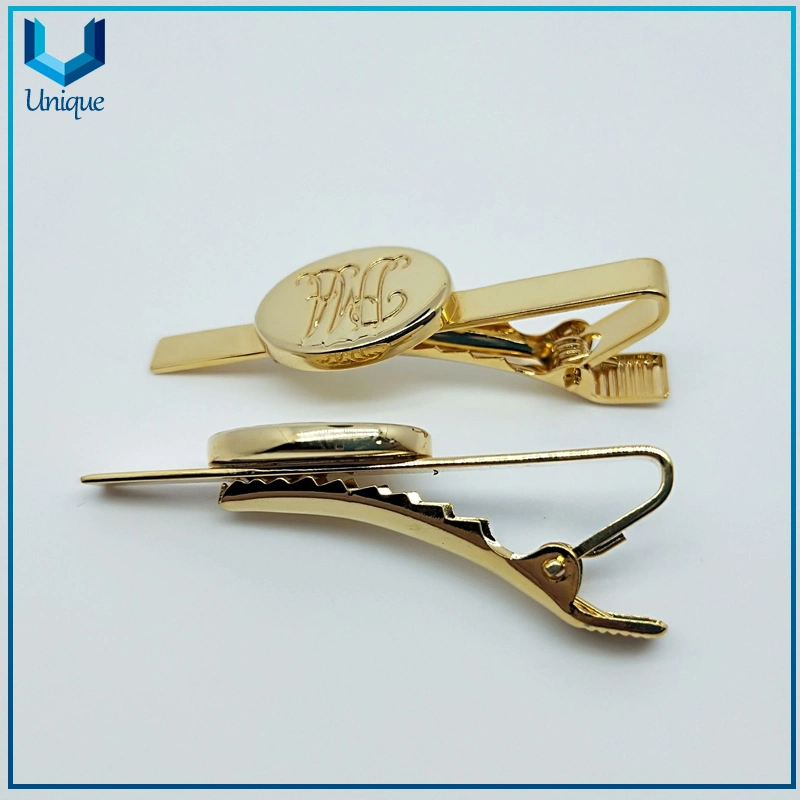 Chapado en oro 18K Tie Pin en el diseño personalizado, la fábrica de metal de la moda Mayorista/Proveedor Brazalete Linnk Barra de sujeción para la mejor tienda de regalos Decoation