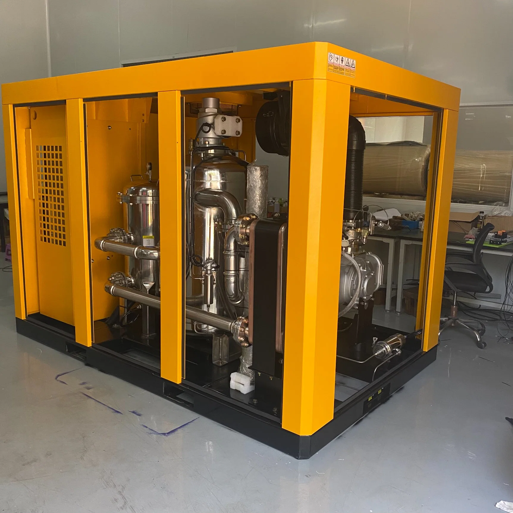 220kw China Industrial Equipment Electric Rotary Silent Oil Free Air Compressor