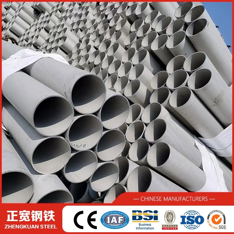 ASTM DIN En JIS ISO SGS 317L 316 316L Customized Drawing Sandblasting Titanium Plating Etching Anti Fingerprint Seamless Pipe Stainless Steel Pipe