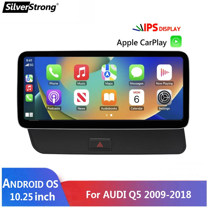 Silverstrong 10.25" Car DVD for Audi Q5 2008-2017 Android Auto Carplay