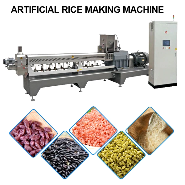 Re-Shaping Rice Extruder Machine/Fortified Rice Process Line/Rice Kernels Re-Make Production Plant