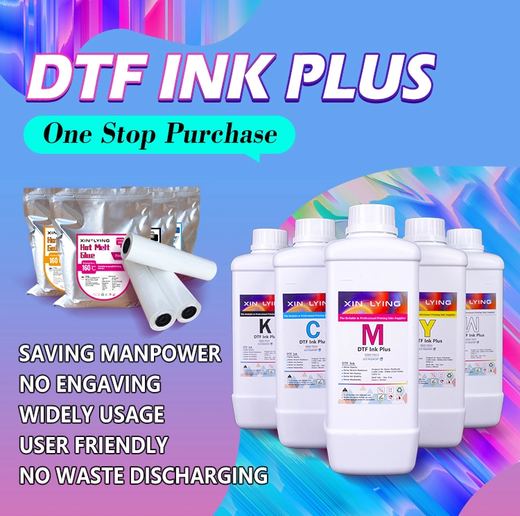 Digital Textile Pigment Ink Suitable for Cotton/Canvas/Blended Fabrics Pet Dtf Printer Ink