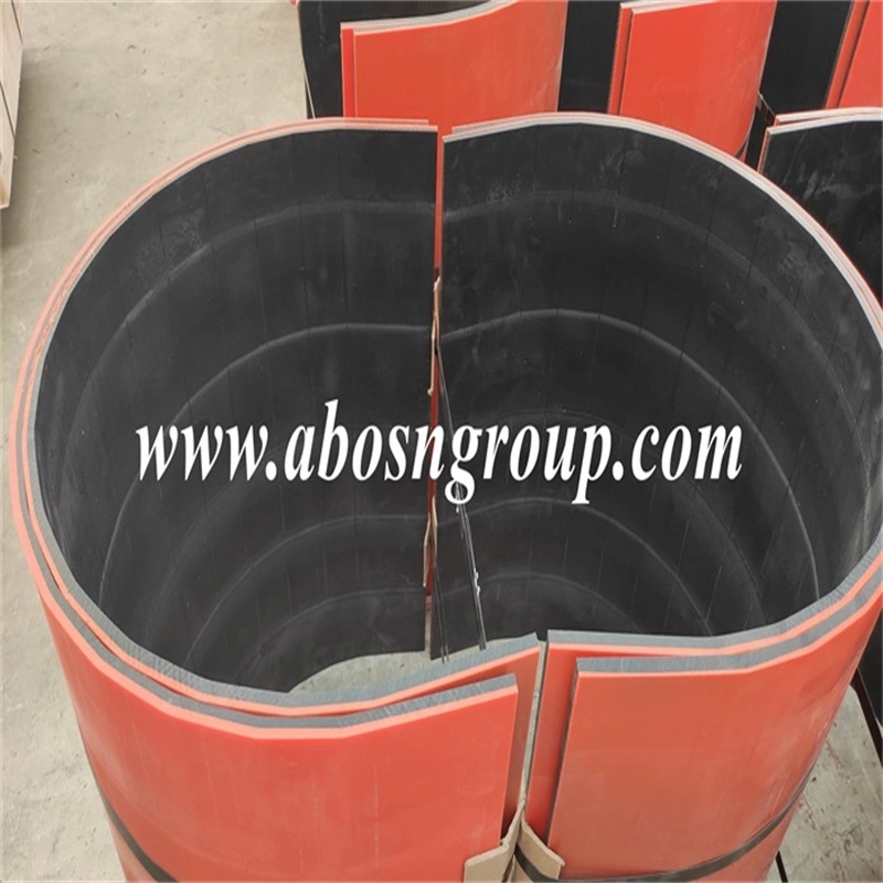 Double Color Bending UHMWPE Lining Board for Screw Conveyor