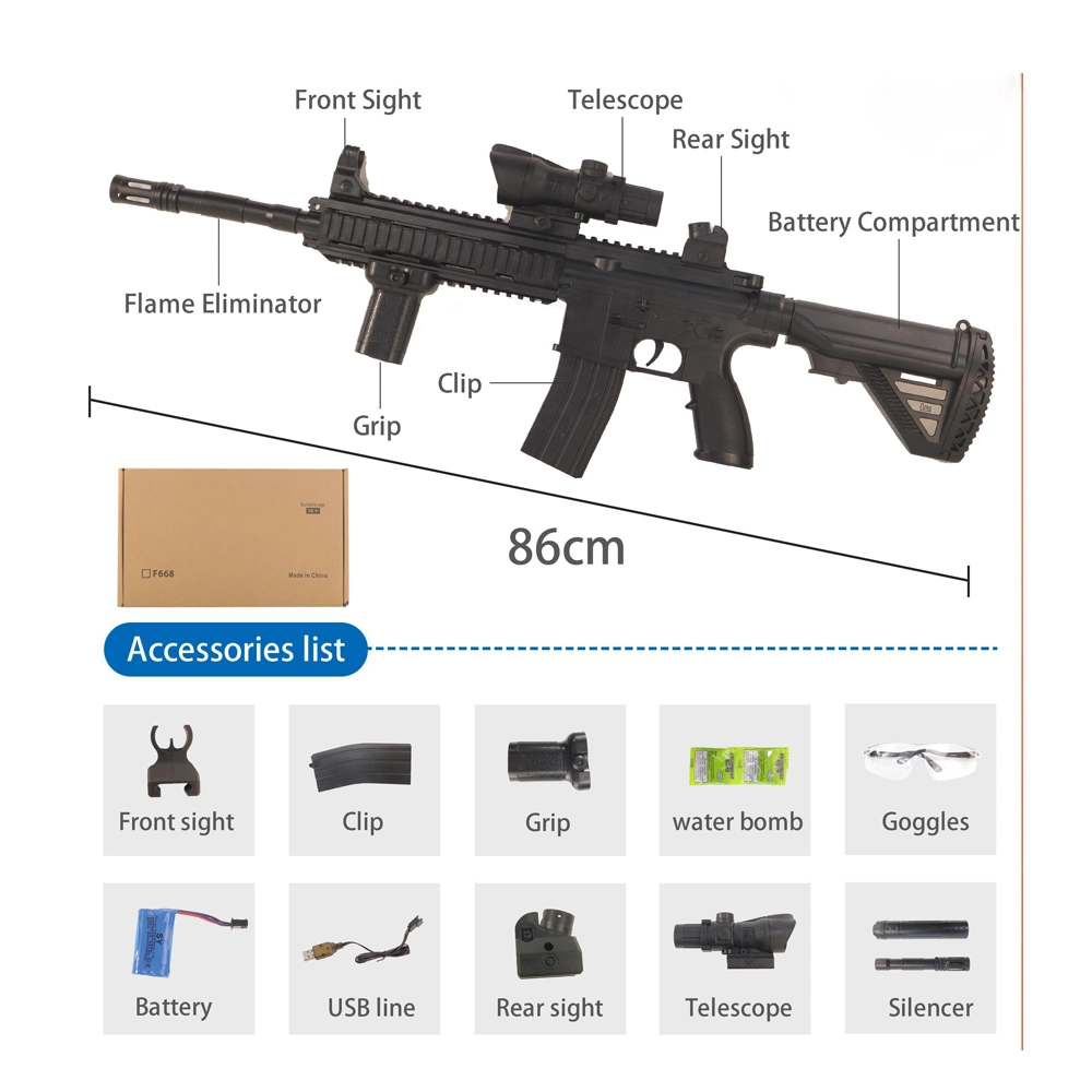 M416 completamente automática de gel de agua Pistola Blaster