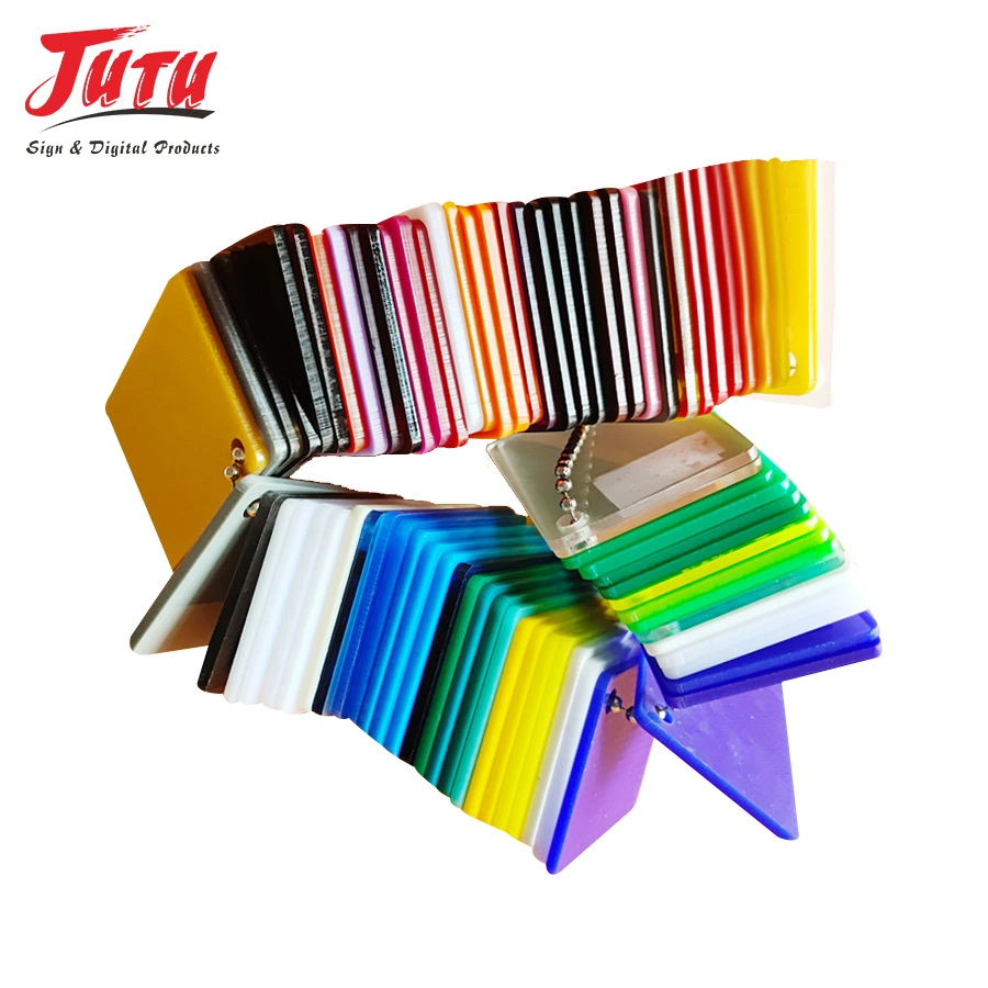 1~20mm Thickness Solid Surface Brilliant Colors Heat Resistant Cast Acrylic Sheet Clear Plexiglass