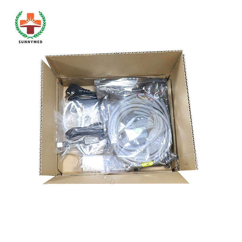 Sy-H006 7 Inches Portable ECG Machine Six Channel 12 Leads Electrocardiograph