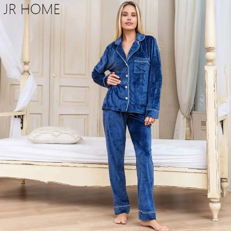 Luxury Velvet Pajamas Pajama for Women Woman Loungewear Coral Velvet Pajamas