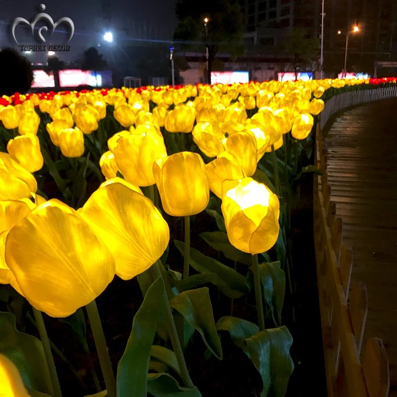 Lâmpada LED de diversão iluminação decorativa LED luzes de planta de flor artificial