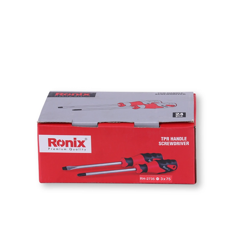 Ronix Multifunktions-Profi-Schraubendreher-Werkzeuge CRV Pozi Torx Schraubendrehersatz mit TPR-Griff