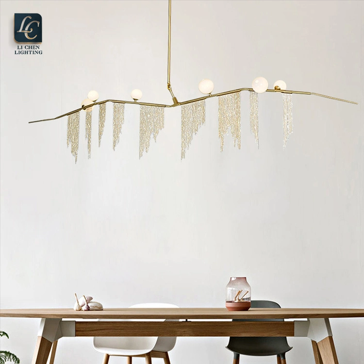 Modern Design Chains Hanging Pendant Light Big Chandelier Light