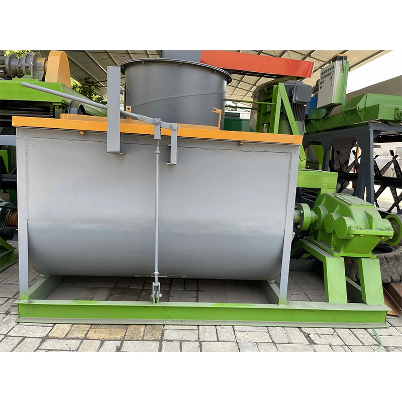 Gate New Design Chemical Fertilizer Horizontal Feed Mixer