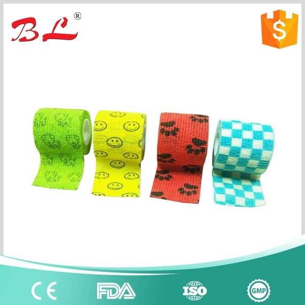 Self-Adhesive Cohesive Wrap Bandage Tape Elastic Non-Woven Bandage
