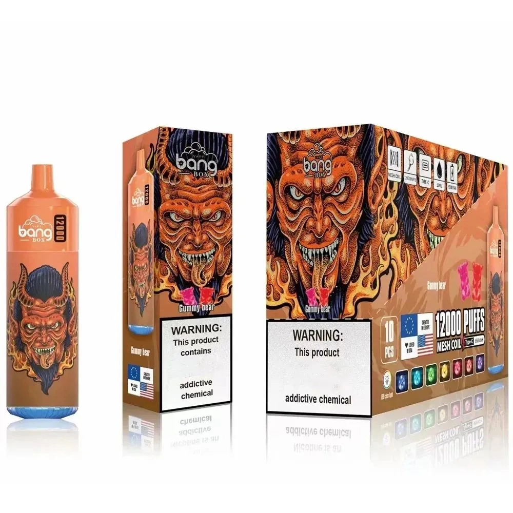 Bang 12000puffs 850mAh 15ml E-Liquid desechable Caja VAPE Precio al por mayor