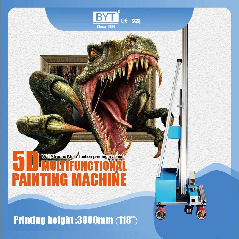 Peinture acrylique 3D vertical UV Ink Printing machine à imprimer mural