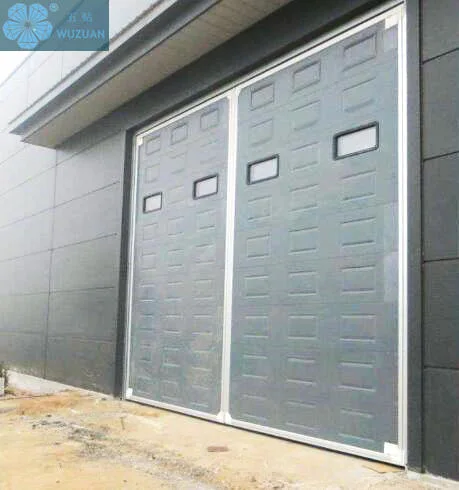 Automatic Overhead Sliding Galvanized Steel Material Lifting Sectional Door for Cold Room