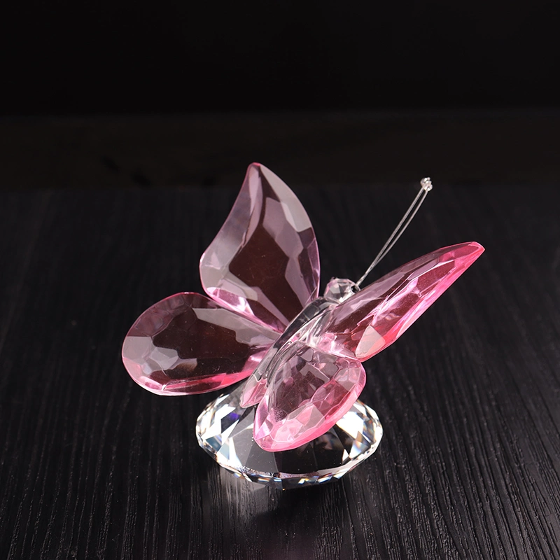 Wholesale/Supplier Wedding Favor Crystal Butterfly Figurine for Decoration (KS28020)