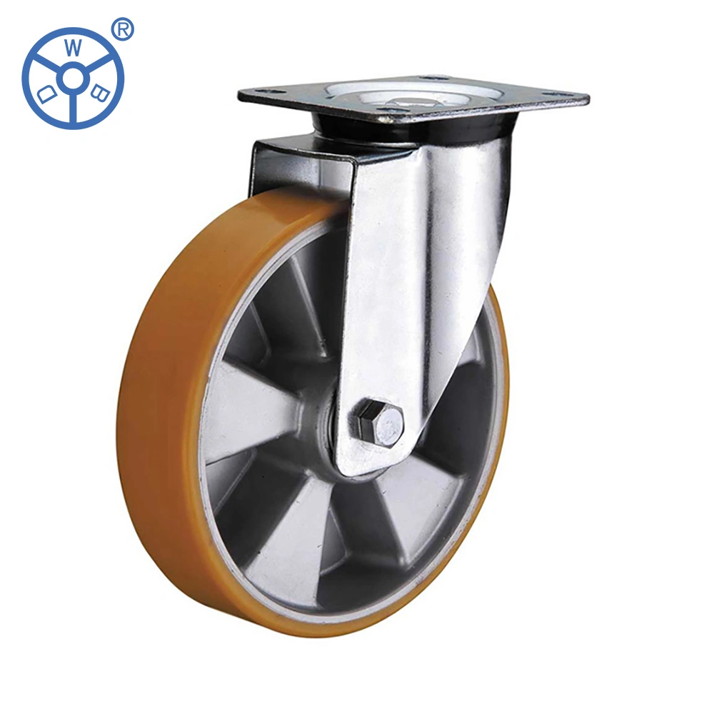 European Type PU Aluminum Castor Industrial Wheel